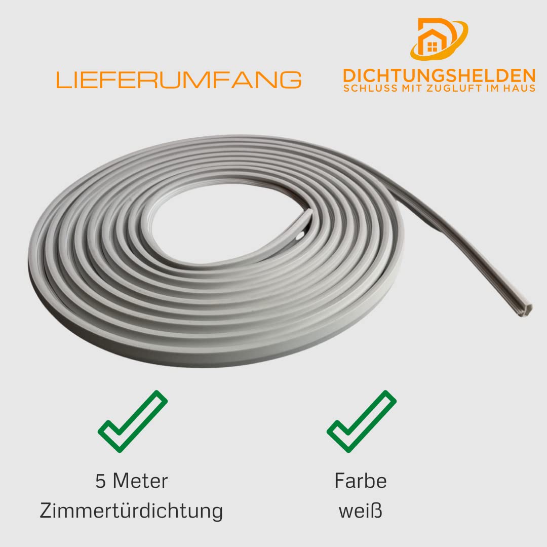 Junta Para Puerta De Habitación De 5 M, Color Negro