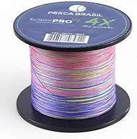 Pesca Brasil, Linha de Pesca 500m 0,20mm Multifilamento Resistente Esportiva, Multi Eclipse Pro 4X NG