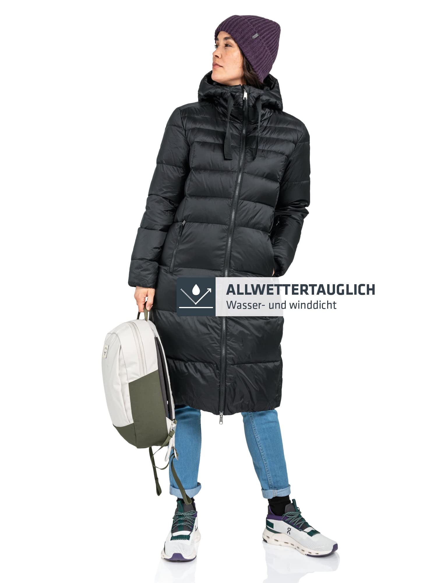 Schöffel Damen Kenosha Down Mantel Winterjacke