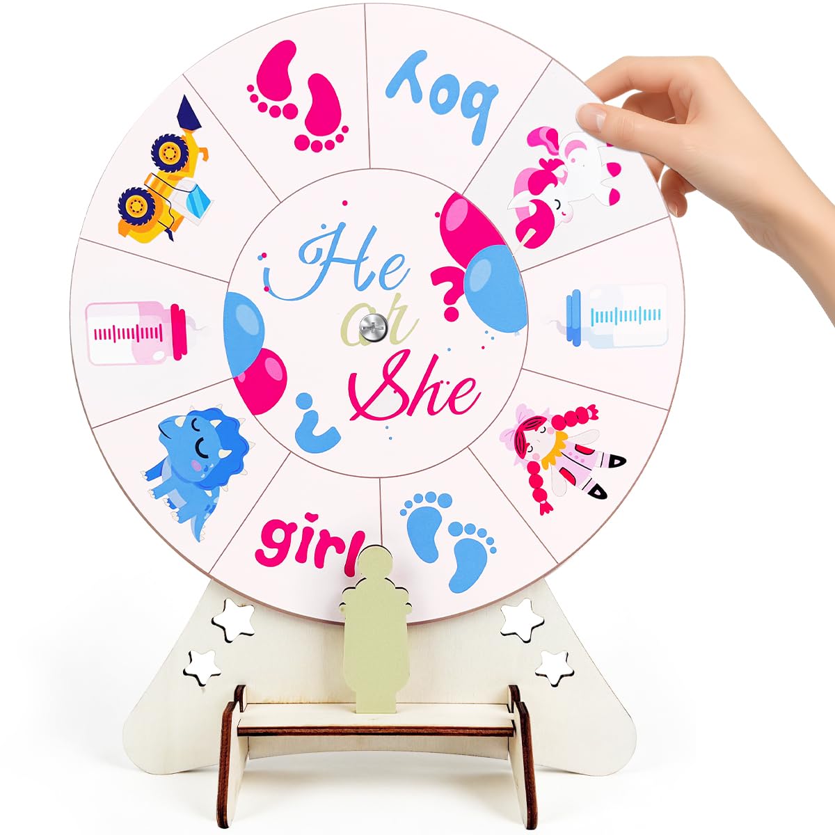 Photo 1 of 11.8inch Spinning Wheel Raffle Spin the Wheel Game