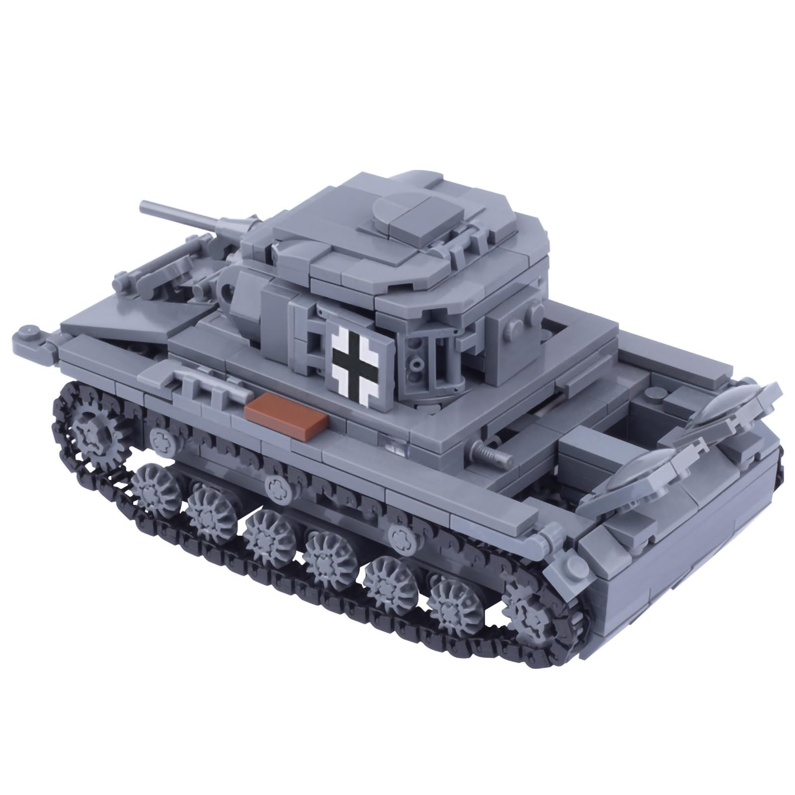 Military World War II WWII German Panzer IV Tank Building Block Toys 593PCS for Kids Aged 6-14 Or Adults Compatible with Lego.