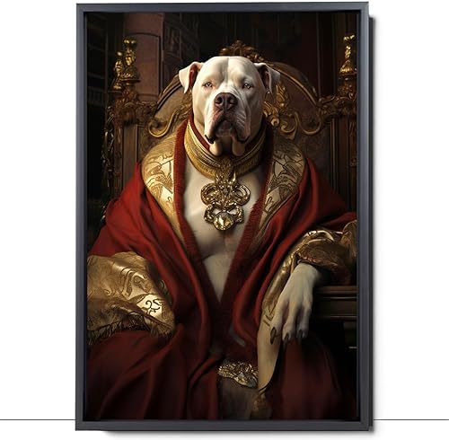 Miniatura 402 de Thuan Chow Chow Retrato de mascota con disfraz real de perro en un disfraz retrato de perro con vestimenta Retrato medieval de mascota retrato