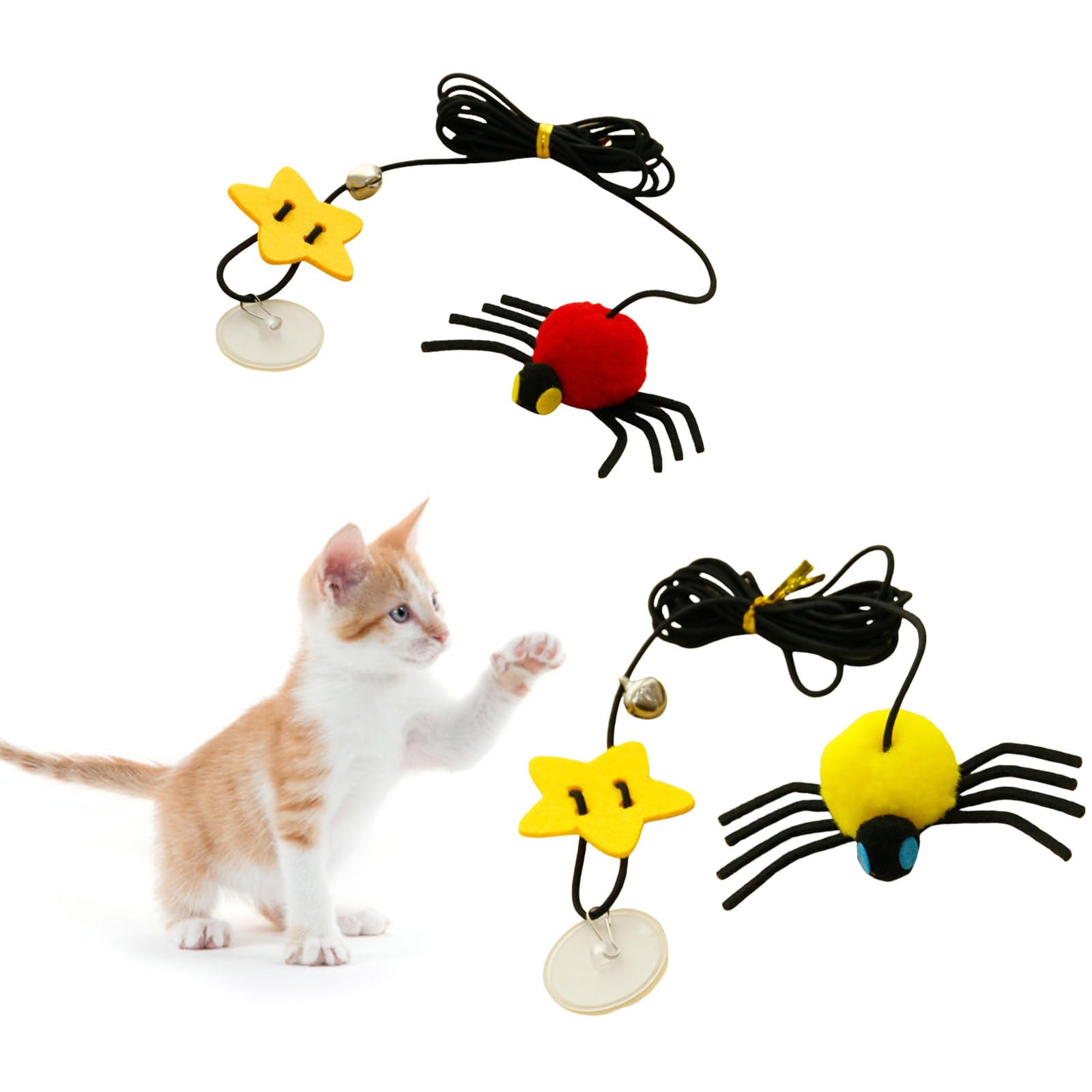 Csnbfiop Indoor Cats Activity Toy Door Hanging Cats Toy Interactively Cats Toy Swing Cats for Active Cats and Kittens