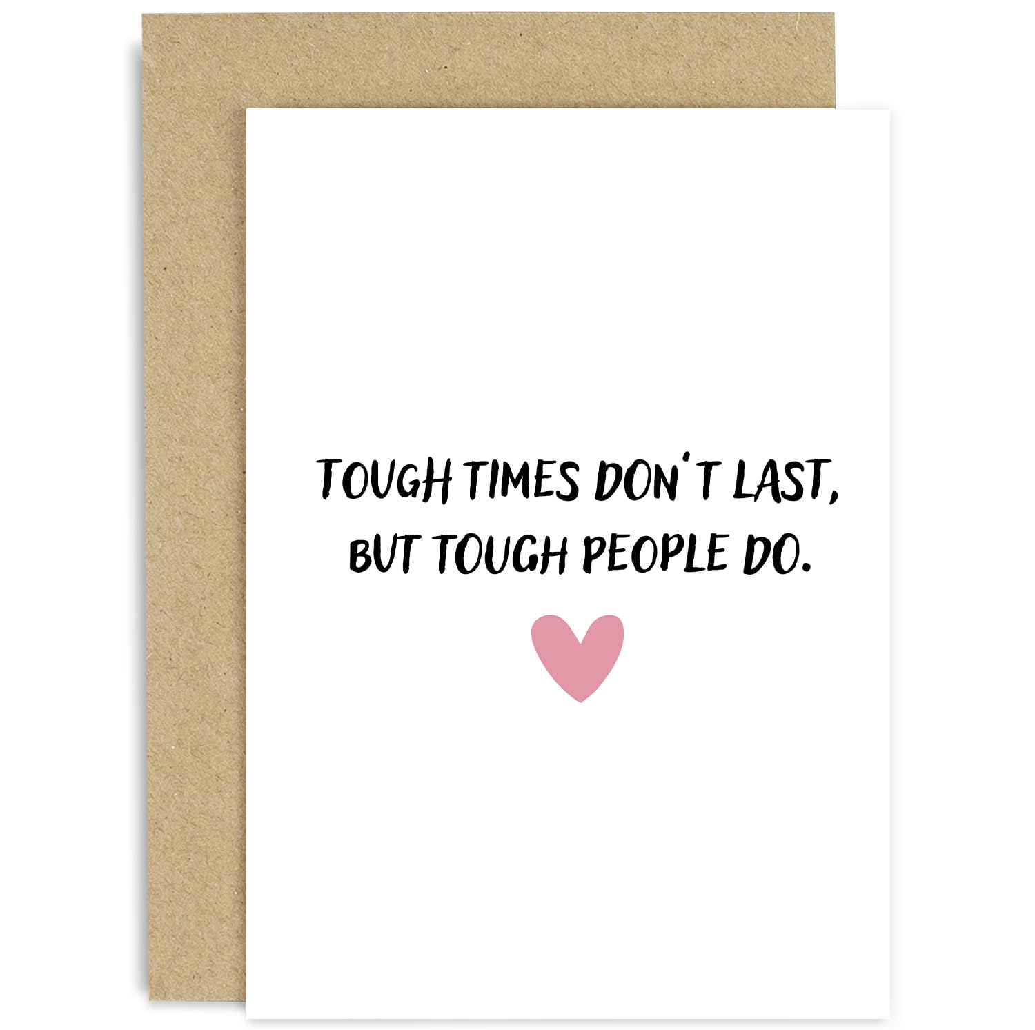 Tough People' Cancer Card for Her Him - Cancer Cards for Friends and Family - Encouragement Cards - Thinking of You Gifts for Cancer Patients - For Men and Women - Blank Inside