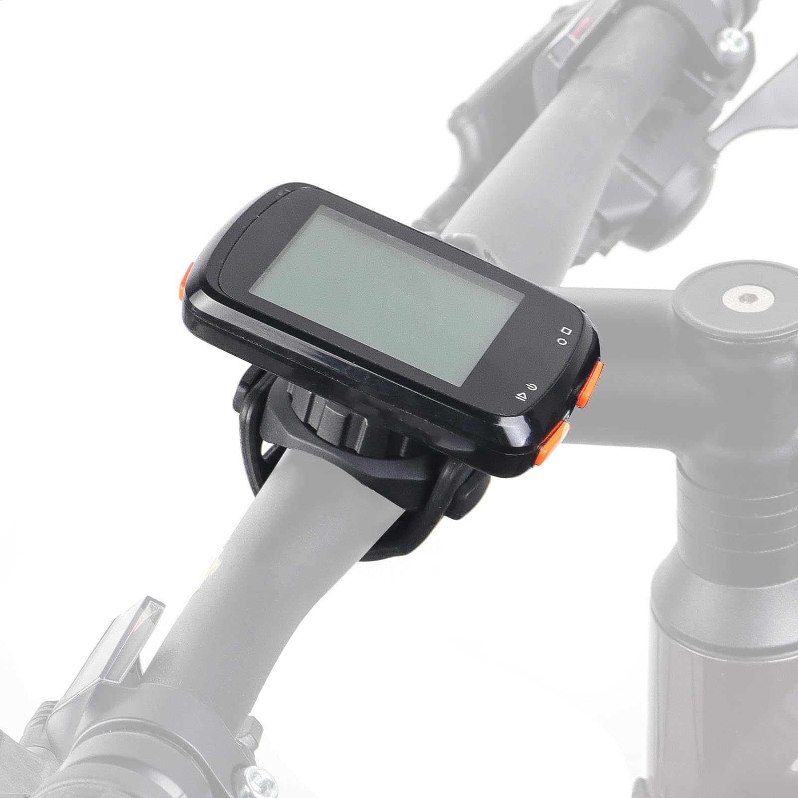 Shiucvxe Bike Computer Mount, Handlebar Mount for Cycling Computer Wireless, Handlebar Stand Holder, Non-Slip Front Bracket Base, Rotation Quick Release for Road Mountain Bike