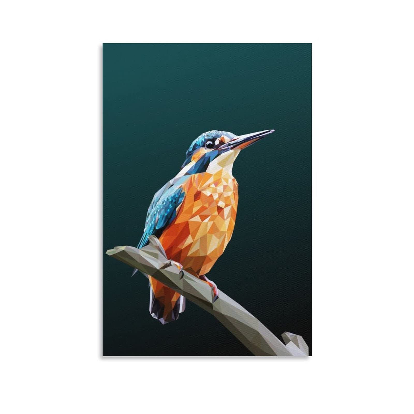 Kingfisher,Bedroom Poster Canvas Poster Wall Decor Art Painting Living Room Bedroom Decor Picture Print Canvas Poster Wall Paint Art Poster Decor Modern Home Artworks Picture Print Poster Wall Art Pai