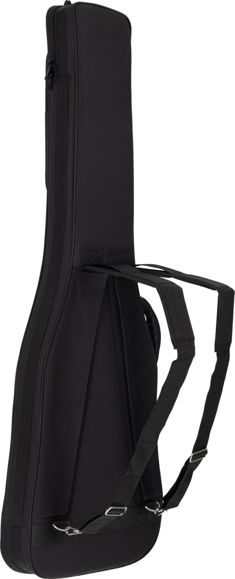 ROCKTILE EBSC-2124BK Funda Suave para bajo eléctrico, Acolchado Grueso, Soporte mástil Ajustable, 3 Bolsillos Grandes, Protege contra Humedad y Polvo, arnés Mochila retráctil, Color Negro.