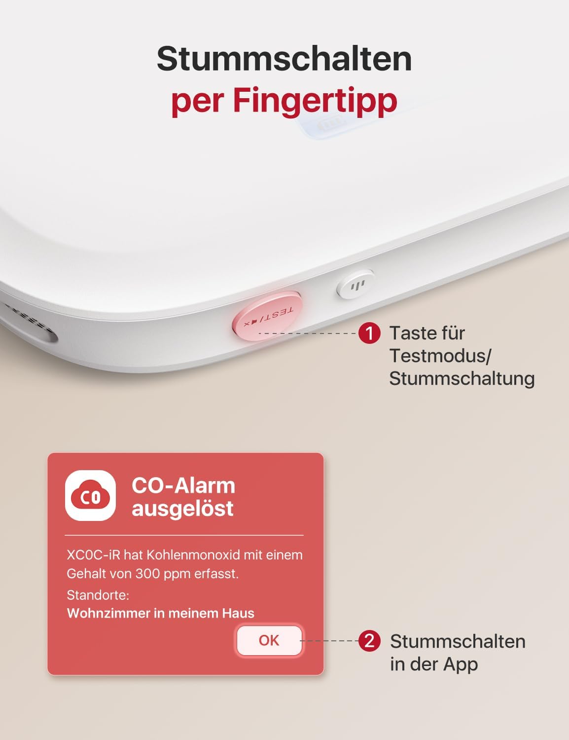 X-Sense Smart Senzor Oxidu Uhoľnatého XC0C-iR technické detaily