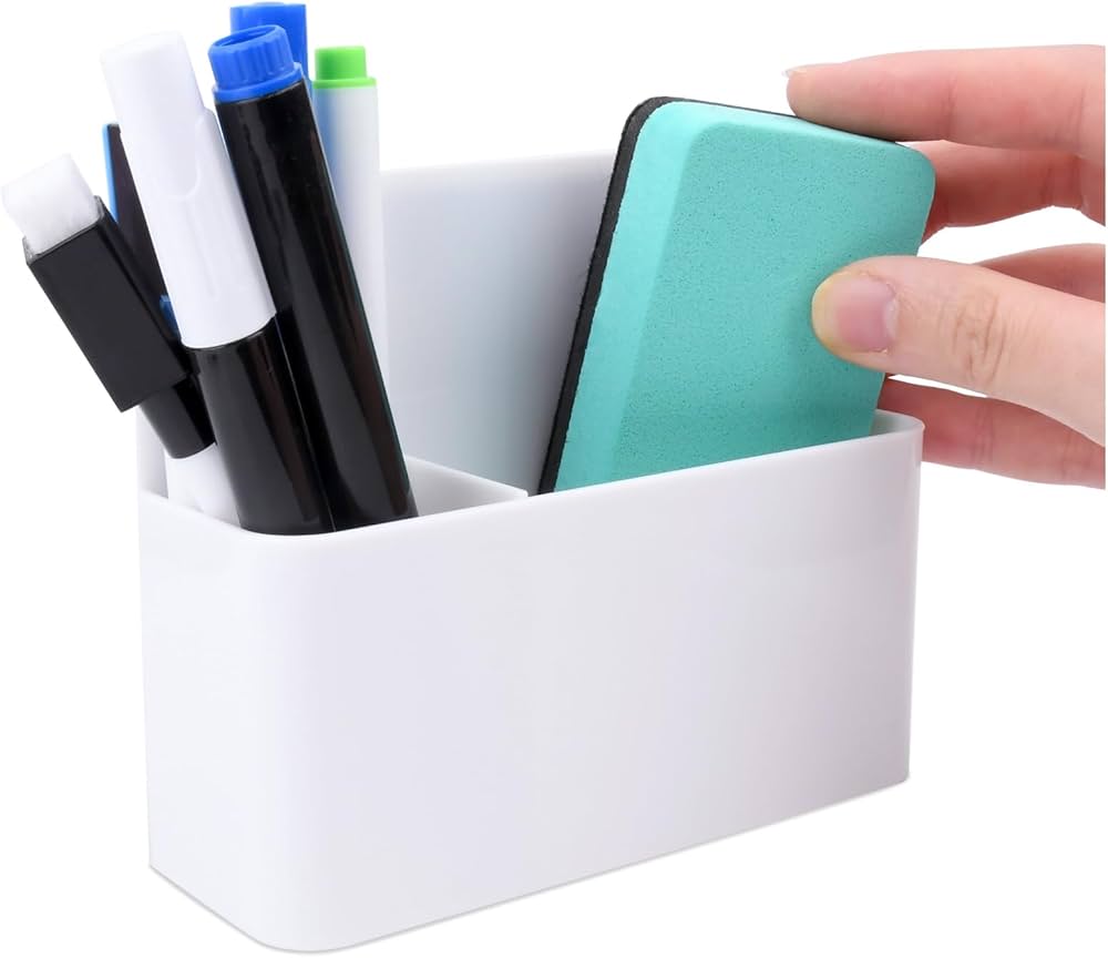 Amazon.co.jp: ペン立て マグネット 収納ケース 12.4*4*10cm