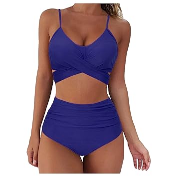 High waist criss cross bikini set Outlet