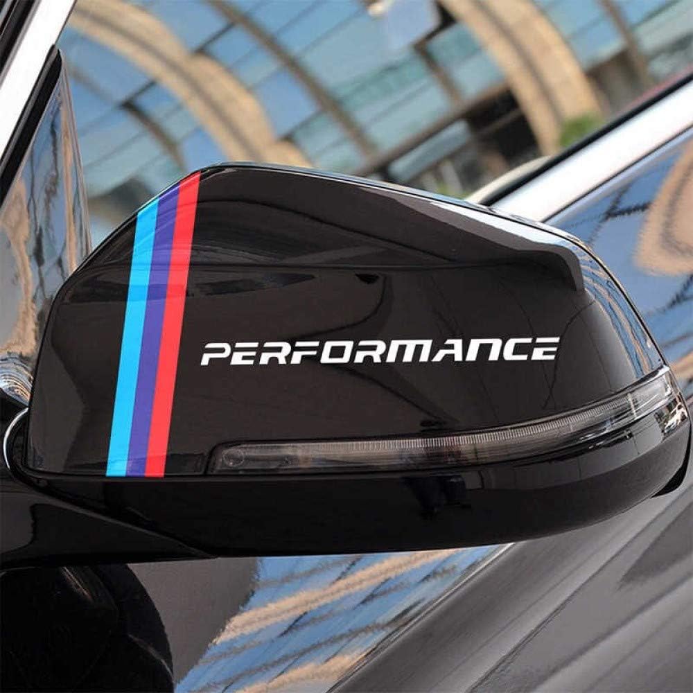 2 M Performance Rear Mirror Vinyl Sticker for BMW Series