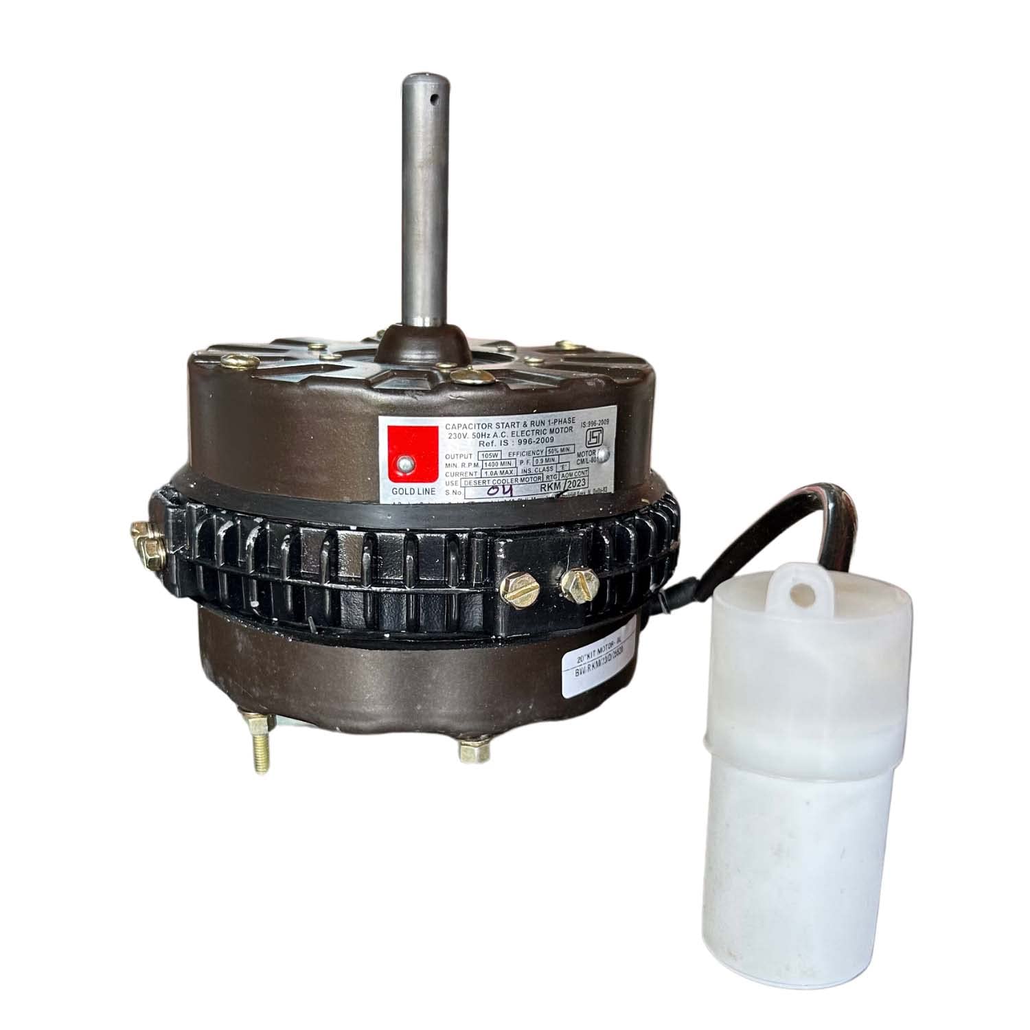 Smuf Indo High Speed AC Pure Copper 105W 1500 RPM Cooler Motor Kit