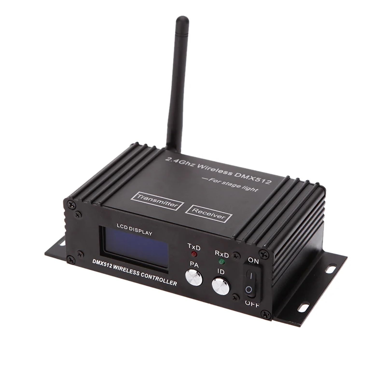 Kontrolery DJ-skie, 2.4G bezprzewodowy kontroler 512 nadajnik-odbiornik wyświetlacz Lcd kontroler wzmacniacz światło dyskotekowe Led kontroler światła Par