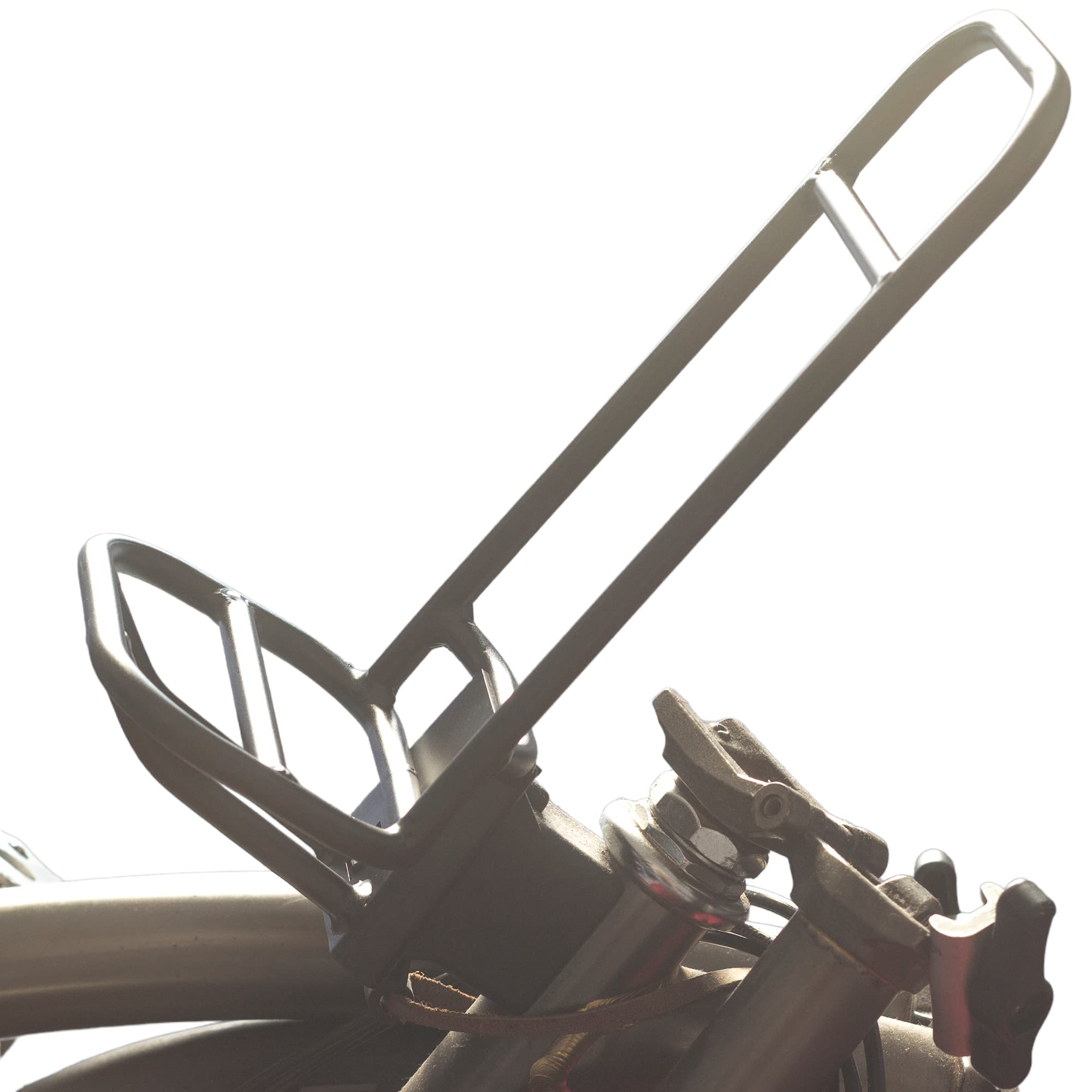 Aluminiowy bagażnik przedni do roweru składanego BROMPTON czarny