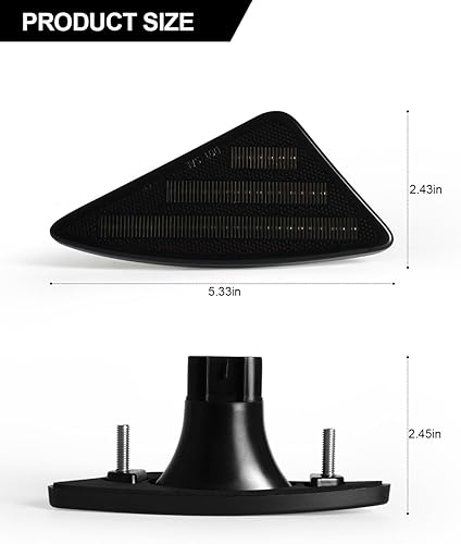 Miniatura 7 de Luces LED de posición laterales compatibles con Kenworth T660 T170 T270 T370 semirremolques 2008-2021 Luces direccionales dinámicas de guardabarros