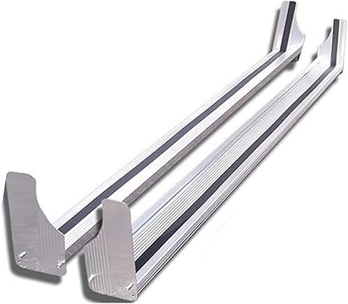 Miniatura 8 de Black Horse - Estribos comerciales de aluminio compatibles con 97-14 Express/Savana 1500-2500-3500|92-15 Ford E/Econoline-RUN102SS