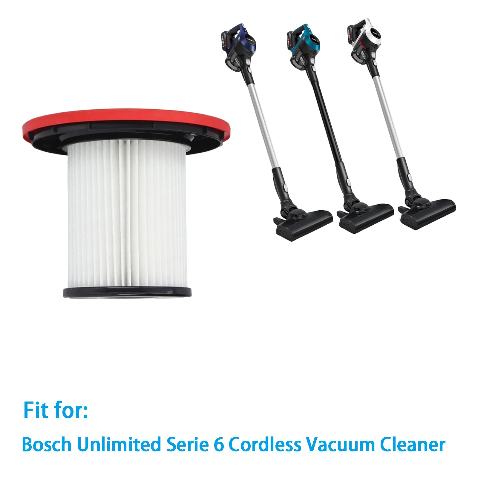 Ersatzfilter 12033215 12030438 für Bosch Unlimited 6 Staubsauger BCS611AM BBS612PCK BCS612GB kompatibles Zubehör Ersatzfilter 12033215 12030438 für Bosch Unlimited 6 Staubsauger BCS611AM BBS612PCK BCS612GB kompatibles Zubehör