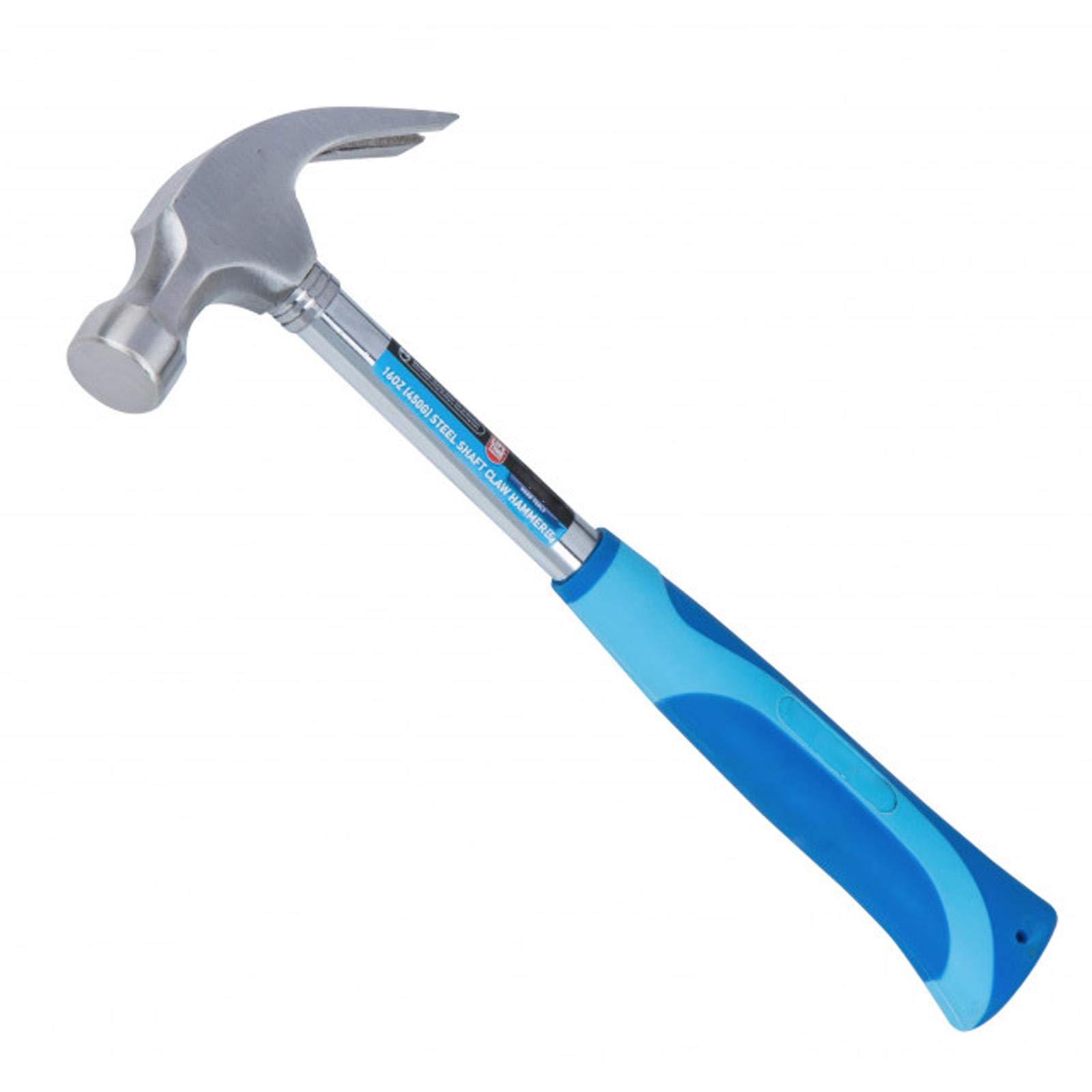 Blue Spot Tools 26120 Steel Shaft Claw Hammer, Blue, 20 oz