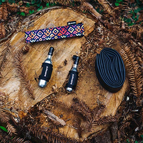 Granite Punk Co2 Tire Inflator With Silicone Sleeve - Compatible With Presta Valve Only, Co2 Bike Tire Inflator Works With Mtb Carrier Straps, Lightweight Co2 Inflator For Bike Tires (Large) #TOP5