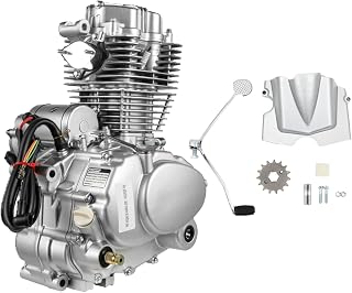 200CC 250CC ATV Engine Motor Kit, 4-Stroke Vertical Engine with Manual Transmission, Electric Start Fits for Dirt Bike ATV, 7000rpm