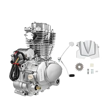 200CC 250CC ATV Engine Motor Kit, 4-Stroke Vertical Engine with Manual Transmission, Electric Start Fits for Dirt Bike ATV, 7000rpm