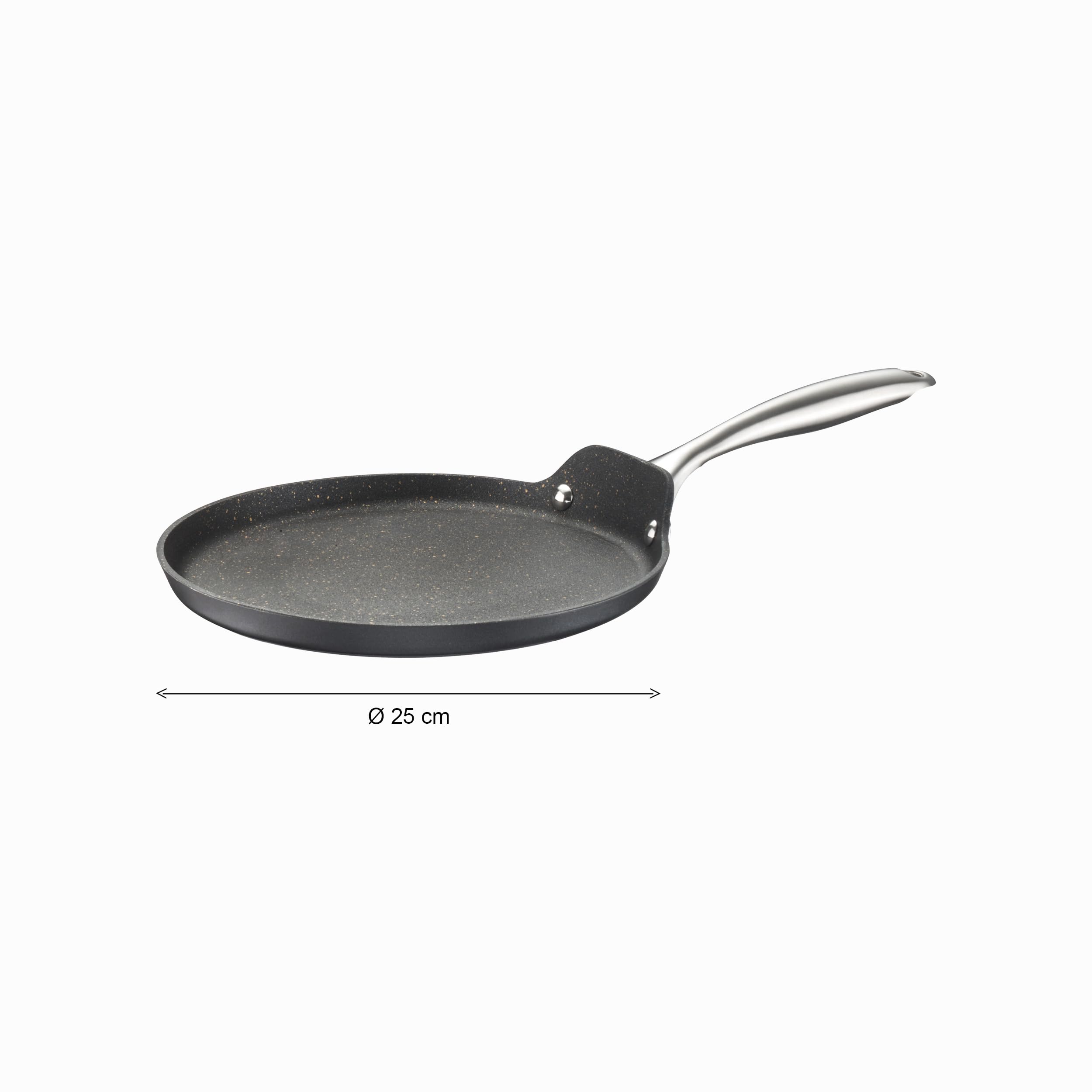 PINTINOX LINEA ST1 (CREPIERA), crepiera ST1 25cm antiaderente, adatta a tutti i piani cottura compresa l’induzione