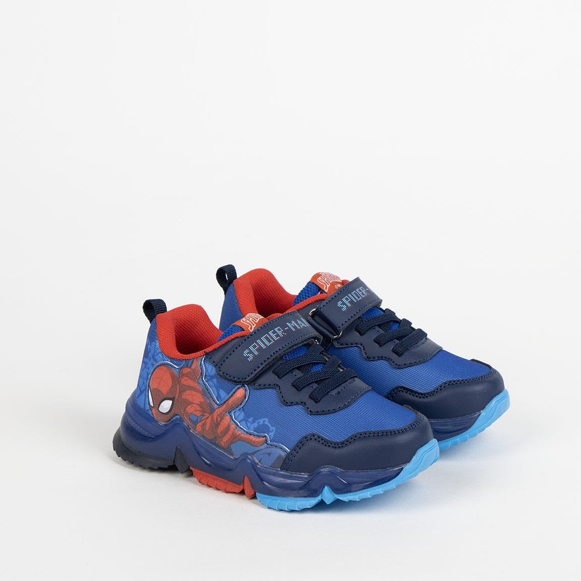 CERDÁ LIFE'S LITTLE MOMENTS Deportiva Spiderman Niños con Luces Led Interactivas Spiderman Suela TPR ZapatillasUnisex niños