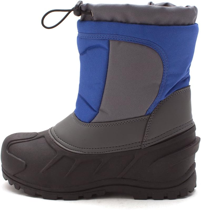 Itasca Girls Youth Nylon Cerebus Snow Boot, Elastic Toggle Closure, Purple, Size 1