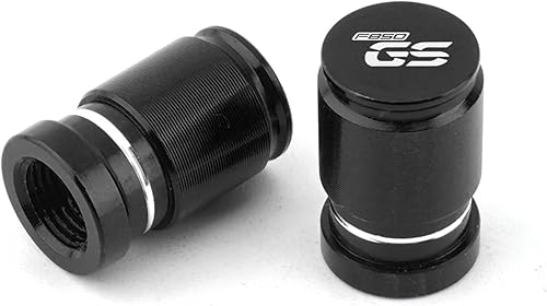 Miniatura 4 de Para BMW F850GS F850 F 850 GS 2017-2023 válvula de neumático de rueda CNC de motocicleta Puerto de aire tapa tapón (color  negro)