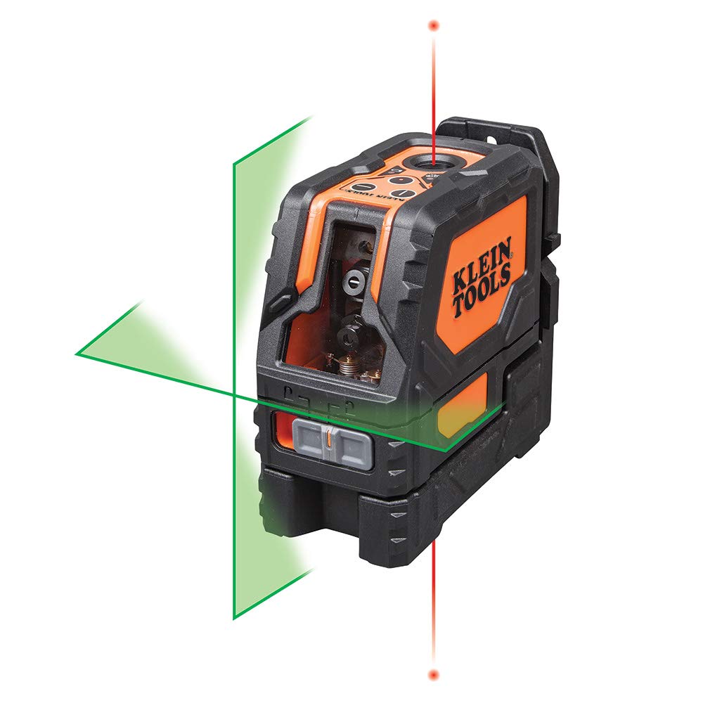 Buy Klein Tools 93LCLG CrossLine Laser Level, Self Leveling Green