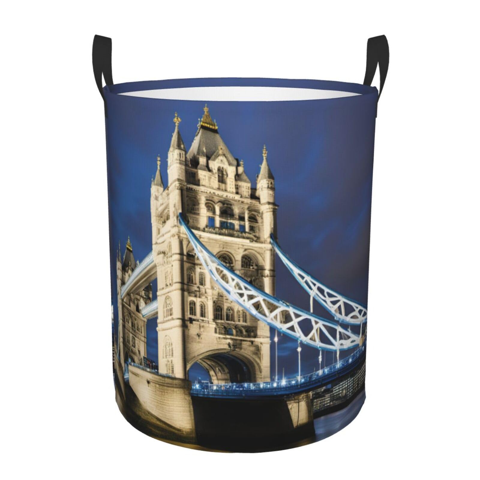 Grand panier à linge Tower Bridge pliable pour vêtements et jouets