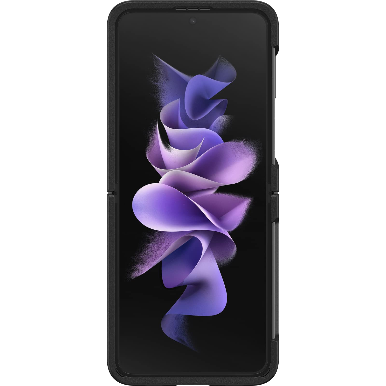 OtterBox Cover per Samsung Galaxy Z Flip3 5G Thin Flex, Resistente a Shock e Cadute, in 2 Pezzi, Testata 2X vs Norme Anti Caduta Mil-Std 810G, per telefoni Pieghevoli, Nero