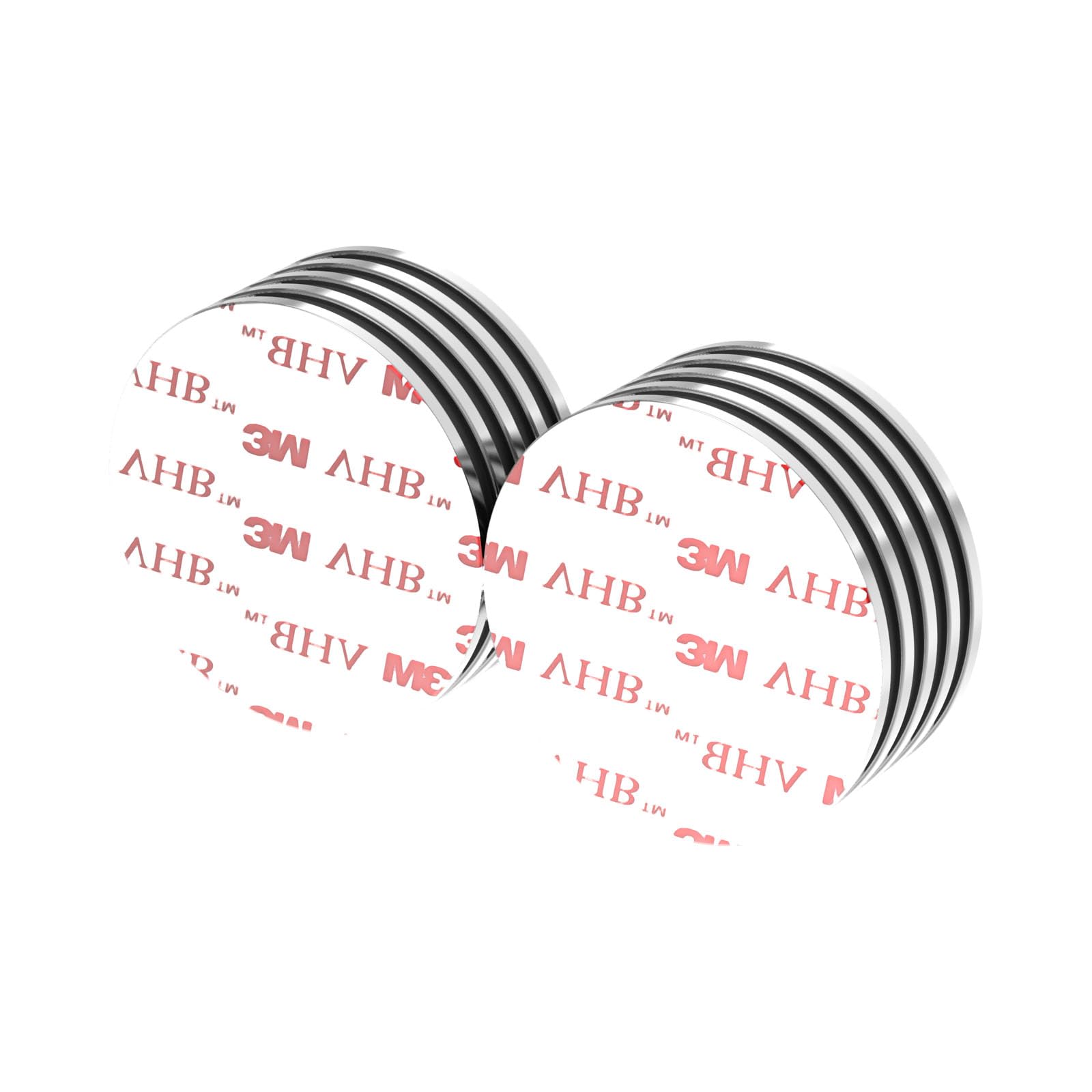 AplysiaTech 1-1/4 D x 1/16" H - 10 Pack, N52 Self Adhesive Rare Earth Magnets, Super Strong Large Neodymium Disc Magnets with 3M 4920 VHB Double Side
