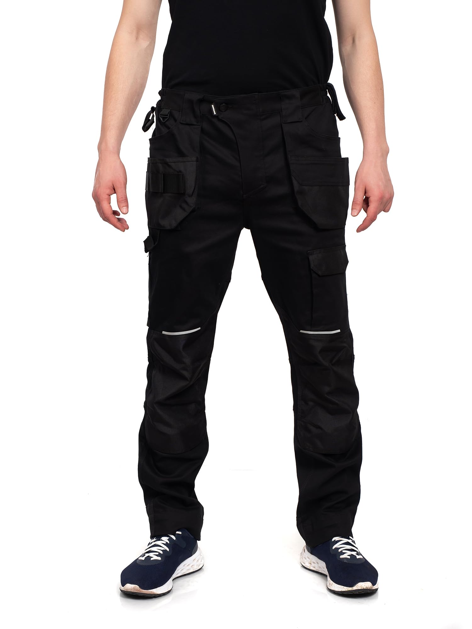 DINOZAVR Flex Pantaloni da Lavoro - Uomo - Elastici Pantaloni Protettivi con Spandex