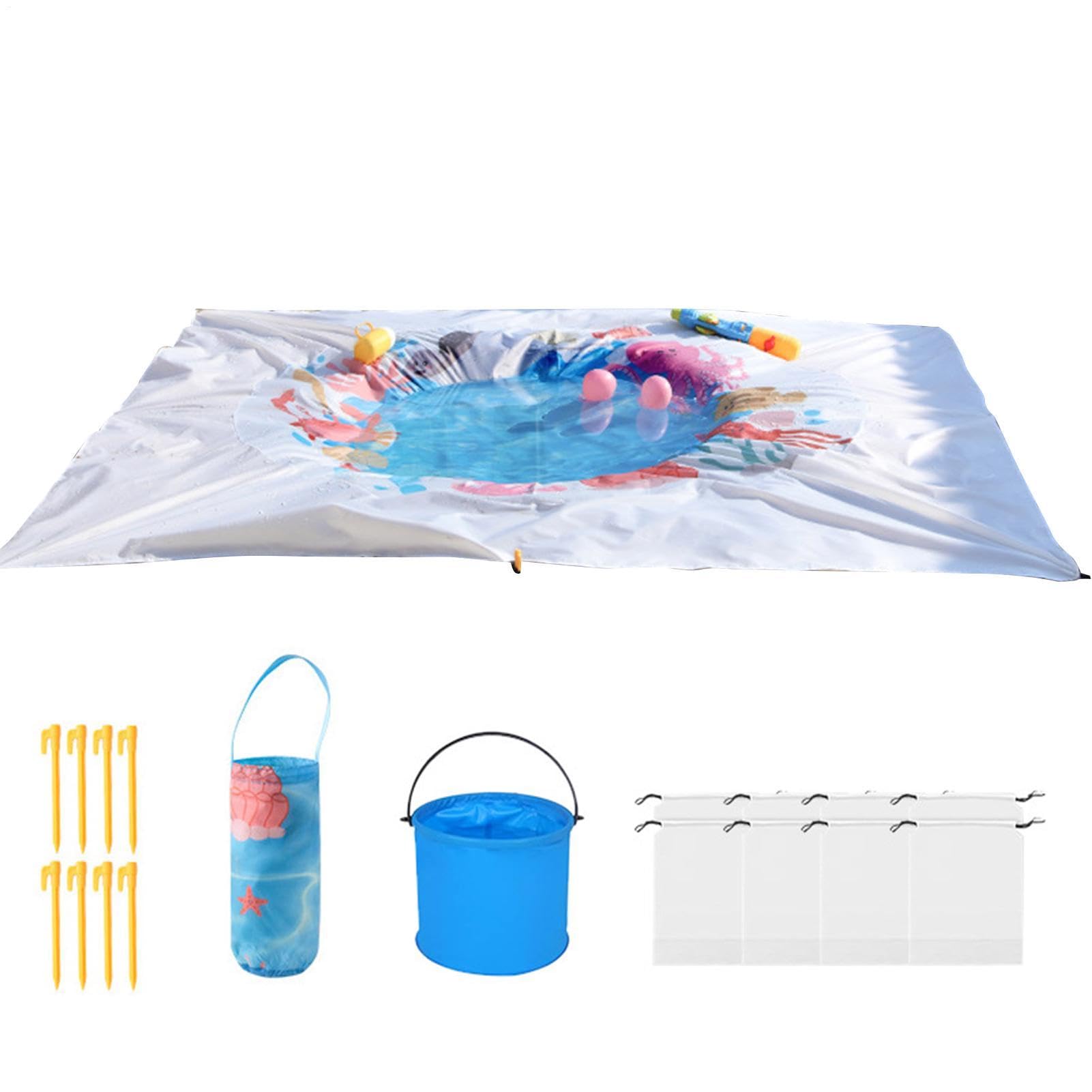 Basen Plażowy Piasekoodporny Plażowy 2 W 1