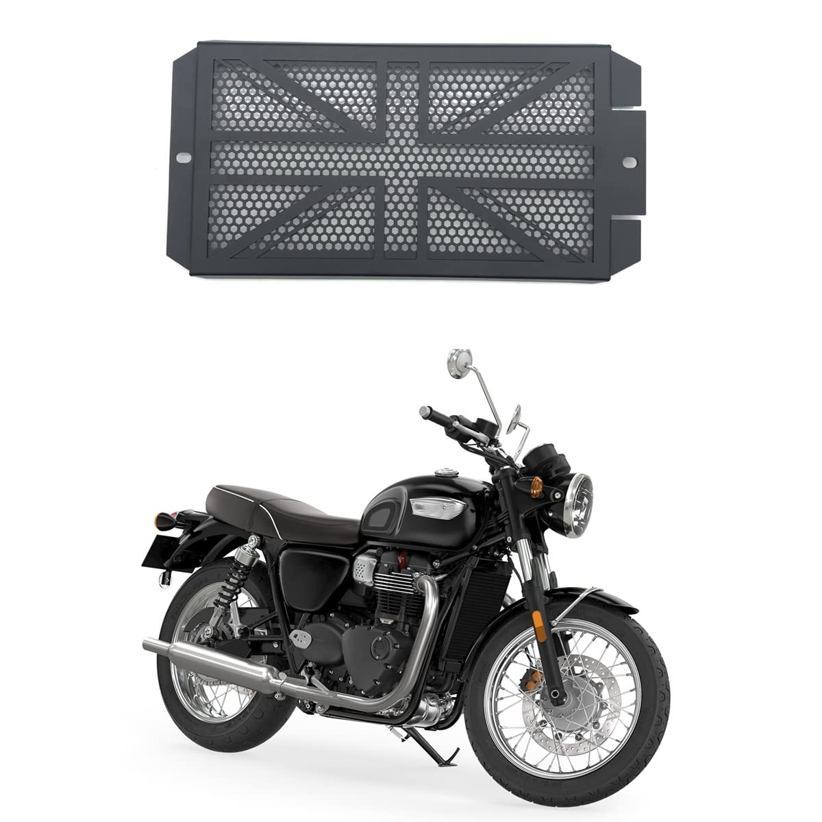Grille de protection de radiateur pour moto Bonneville T100 T120 Street Scrambler