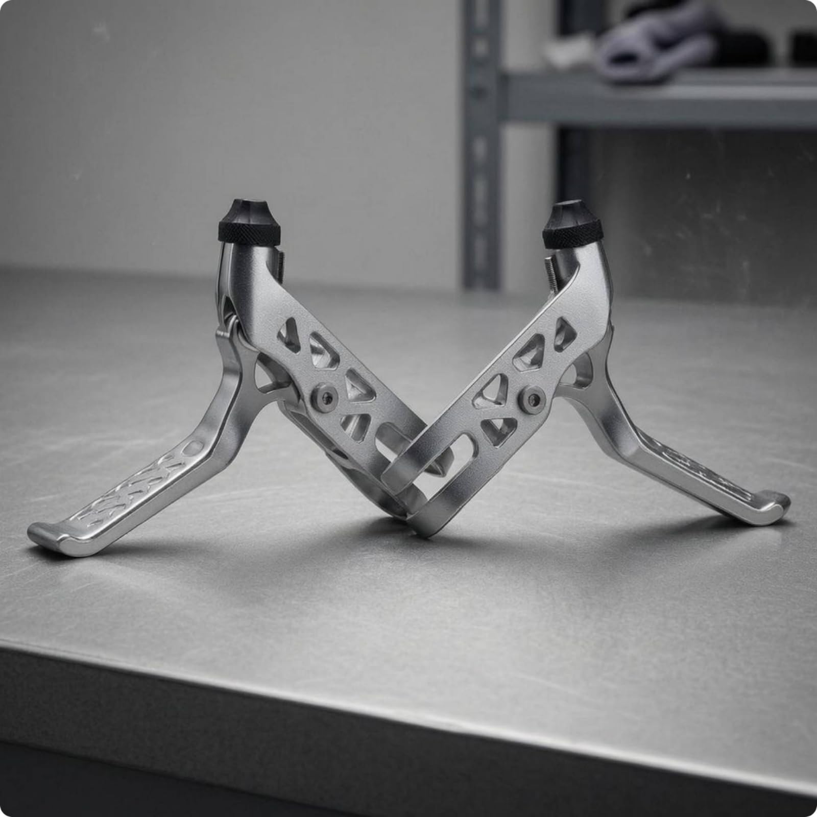 Perfeclan de Freno para Bicicleta Plegable Palanca de Freno Componente de Manillar Mando de Freno Aleación de Aluminio Ligera con Alcance Ajustable y Diseño