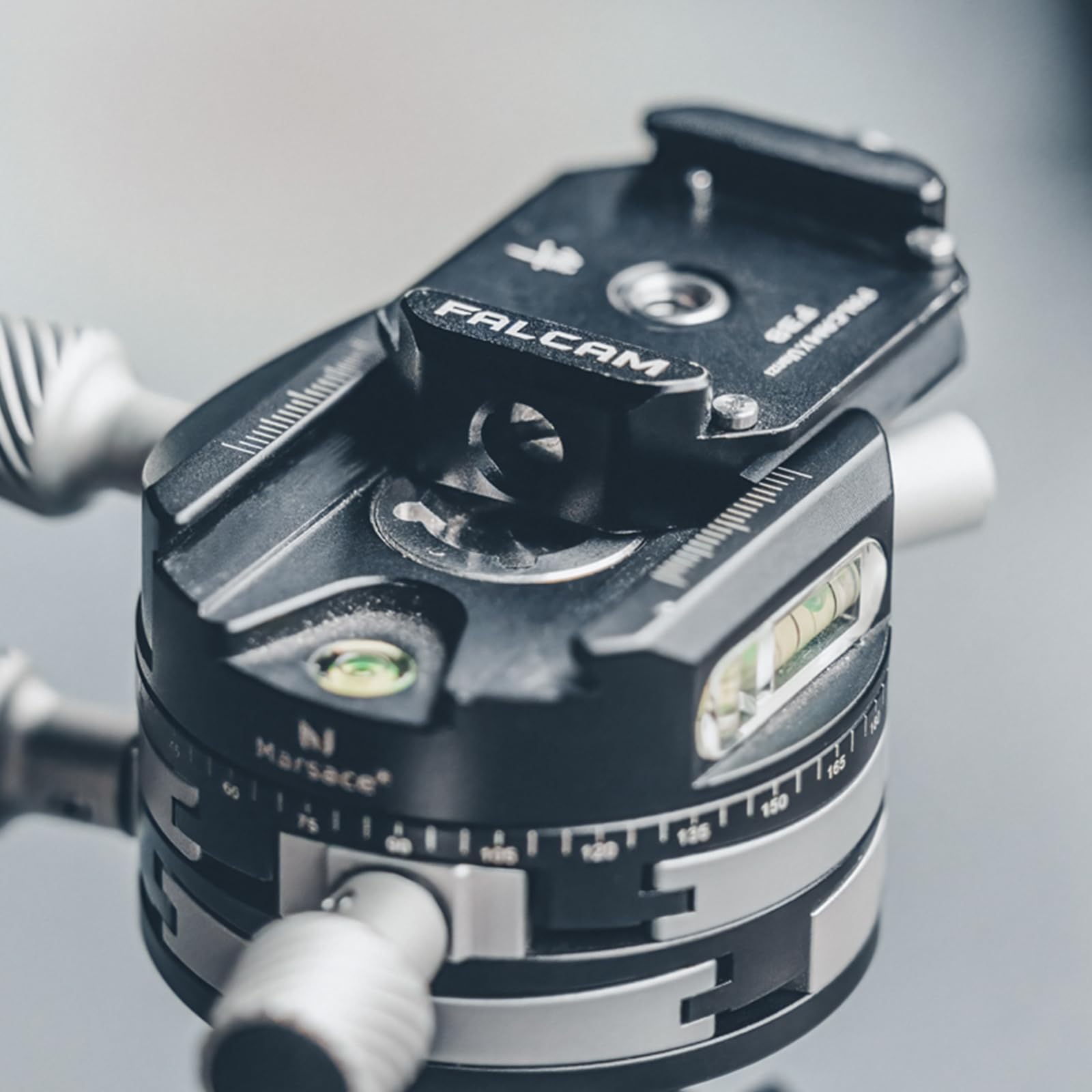 FALCAM F38 Basic V1 Base di Piastra a sgancio rapido con filettatura da 1/4" e 3/8", adattatore per treppiede per fotocamera