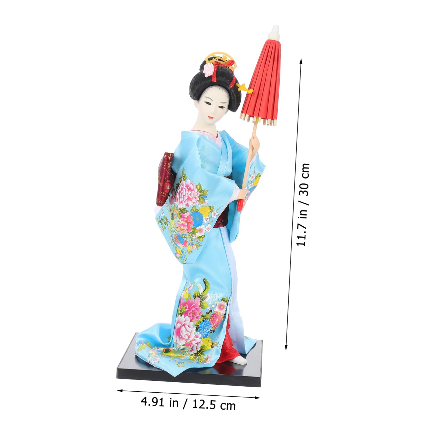 Garneck Japońska lalka gejsza ozdoba kimono figurka tradycyjna japońska dekoracja do domu i sklepów kolekcjonerska azjatyckie rzemiosło prezent dla przyjaciół