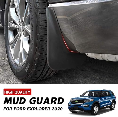 Miniatura 3 de Autorder Barro Flpas - Protectores contra salpicaduras para Ford Explorer 2020 2021 2022 2023 2024 2025 Accesorios Guardabarros guardabarros