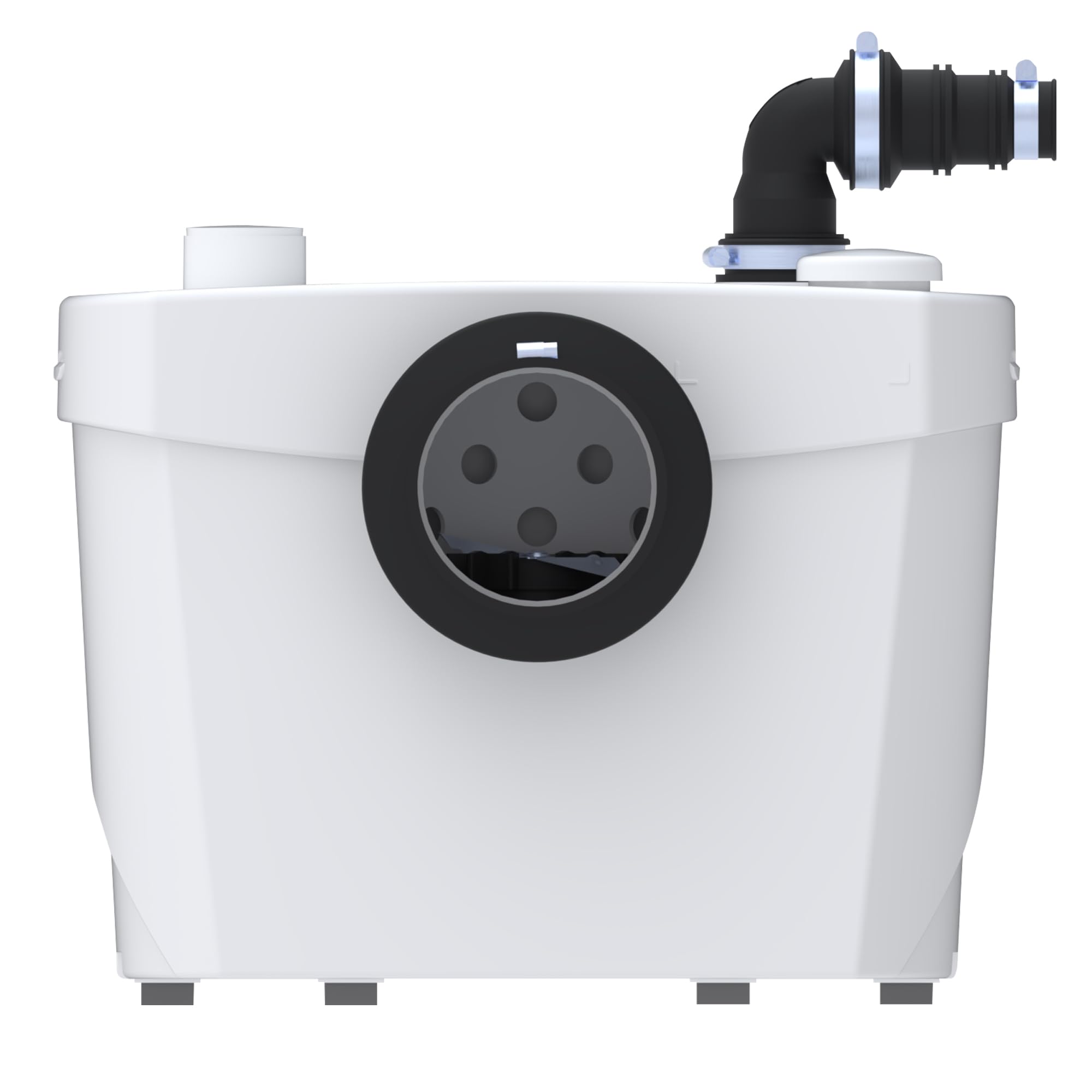 SFA - Sanibroyeur Top - Broyeur WC Et Salle d'Eau - Evacuation Eaux Usées - 2 Entrées WC Et Lavabo - Puissant, Silencieux - Discret - Entretien Simple - 36,1 x 21,6 x 32,5 cm - 400 W - Made in France