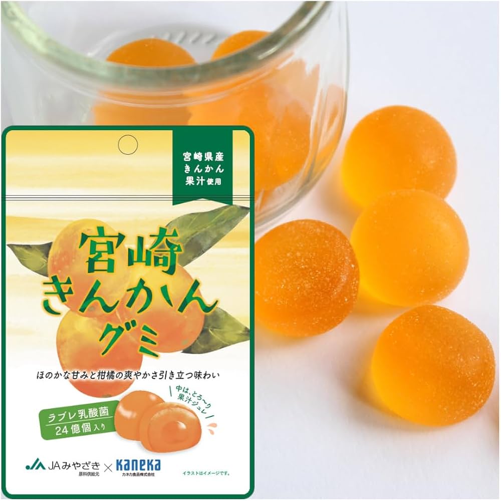 Amazon.co.jp: 【10袋セット】カネカ食品 宮崎きんかんグミ ラブレ