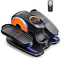 Vista 1 de Under Desk Elliptical Machine, 2-in-1 Electric Leg Exerciser for Seniors, Quiet & Compact Pedal Exerciser with Remote, 12 Speed Elliptical Exercise