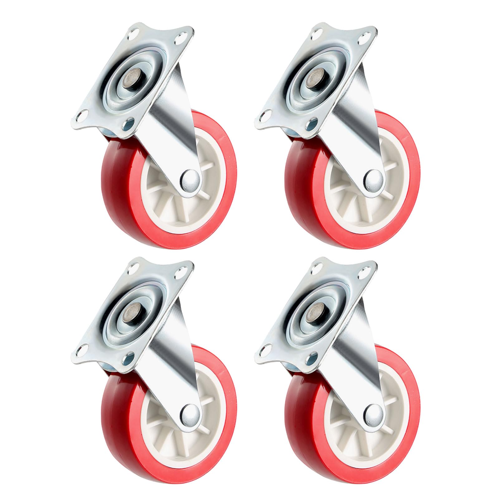 Buxuaaaa Multicolor Upgrades Casters Wheel Flexible Moving Casters Wheel Quiet Operate Enhances Maneuverability For Warehouse & Person Use Flexible Moving