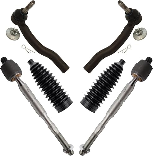 Miniatura 99 de TRQ Kit de Dirección Delantera Cremallera de Dirección y Fuelle de Piñón y Barra de Acoplamiento Compatible con Chevrolet Aveo 2004-2011 Aveo5