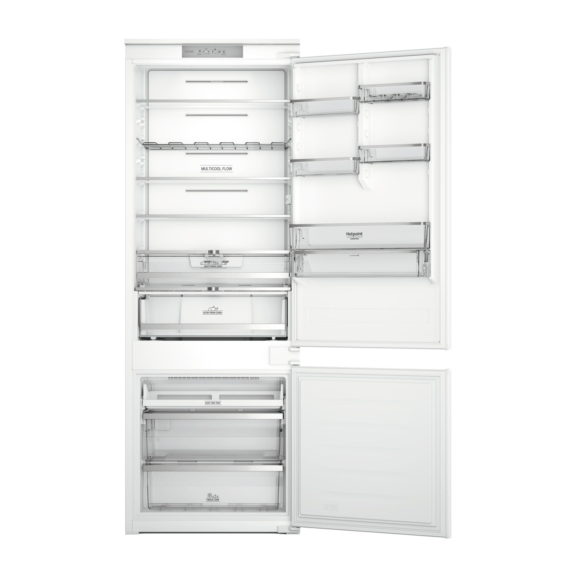 Refrigeratore Hotpoint Combination 394 L No Frost Classe Energetica D - Dettaglio