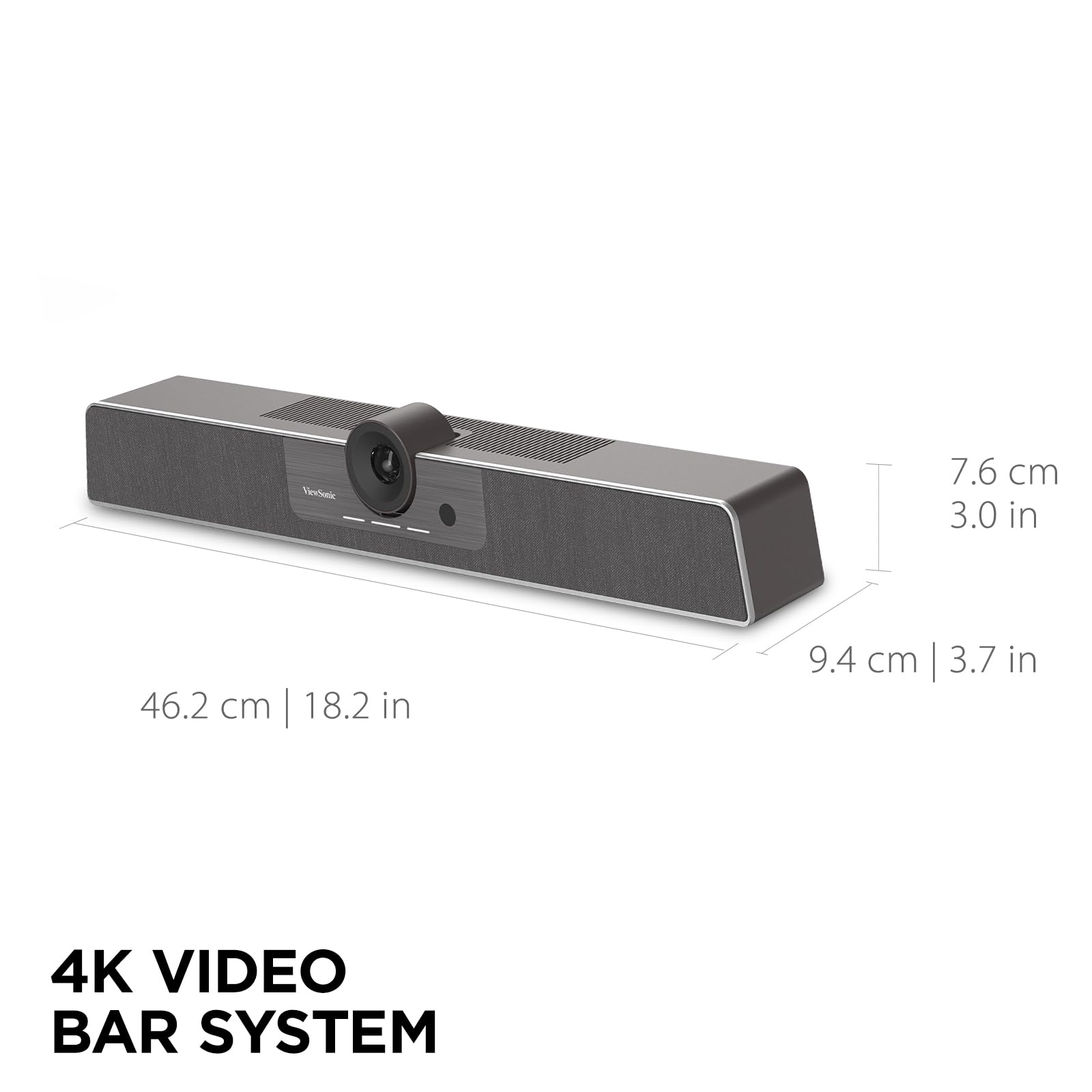 ViewSonic UMB202 TeamJoin 4K Video-Bar-System