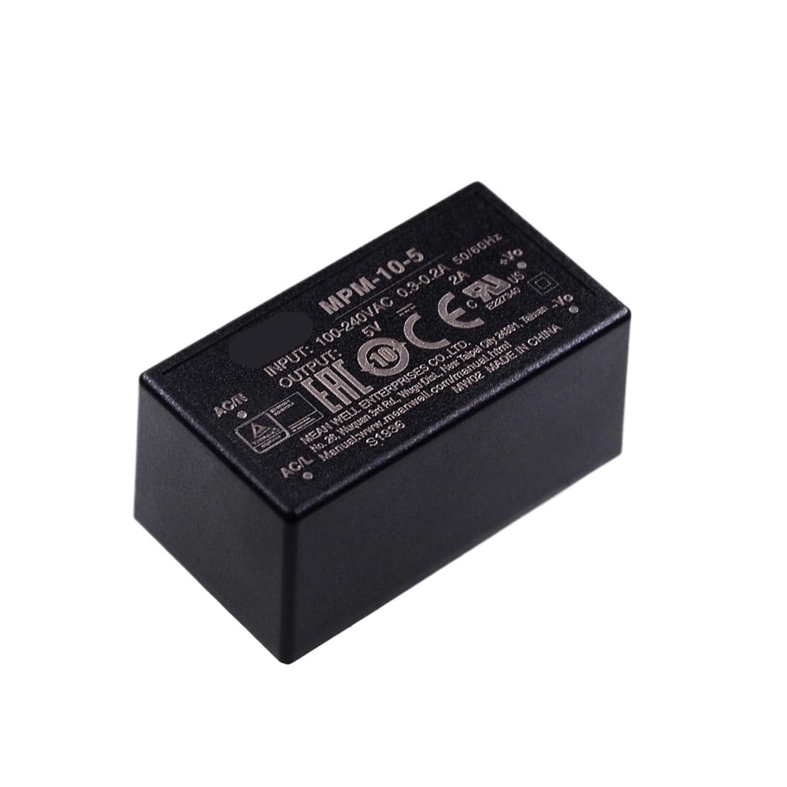 Alimentation à découpage 10W MPM-10 composant haute fiabilité
