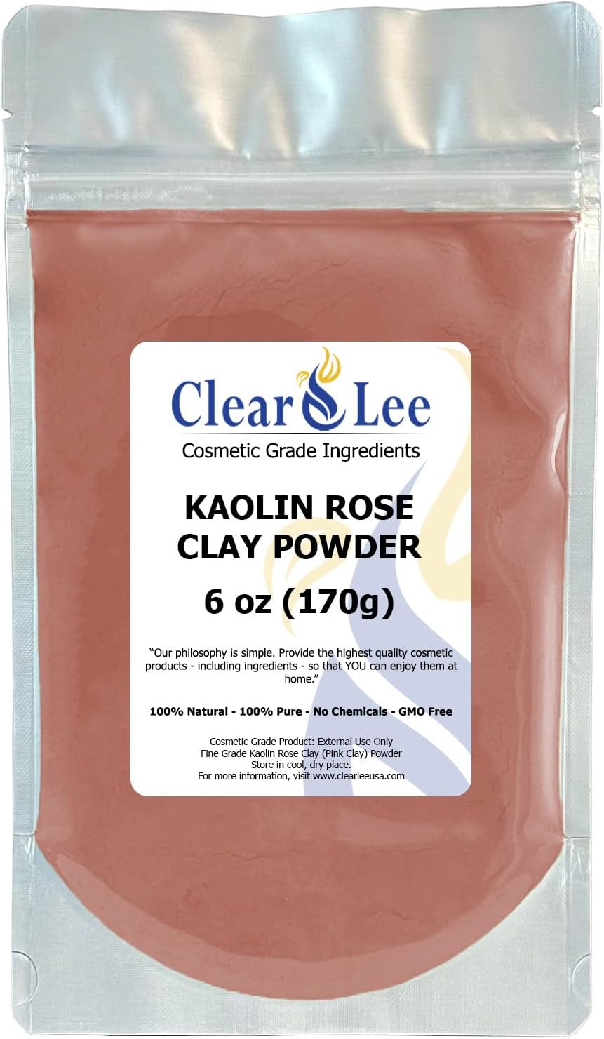 ClearLee Kaolin Rose Clay Powder