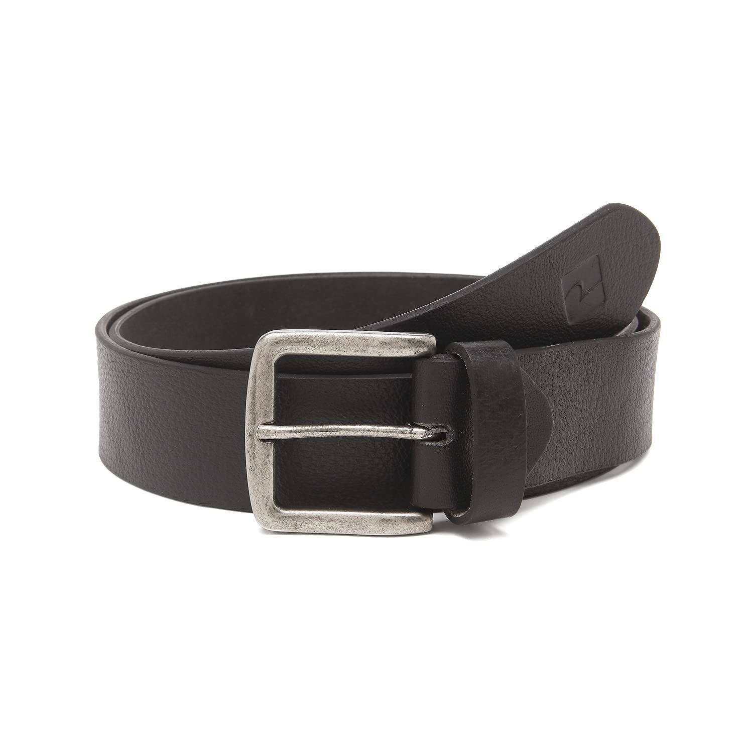 SpykarBlack Leather Belt